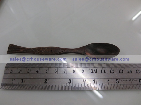 ช้อนลายปลา(ดำ) JW-F13