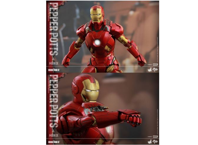 HOTTOYS - Pepper potts & Iron man mark 9 : hot toys Special !!!