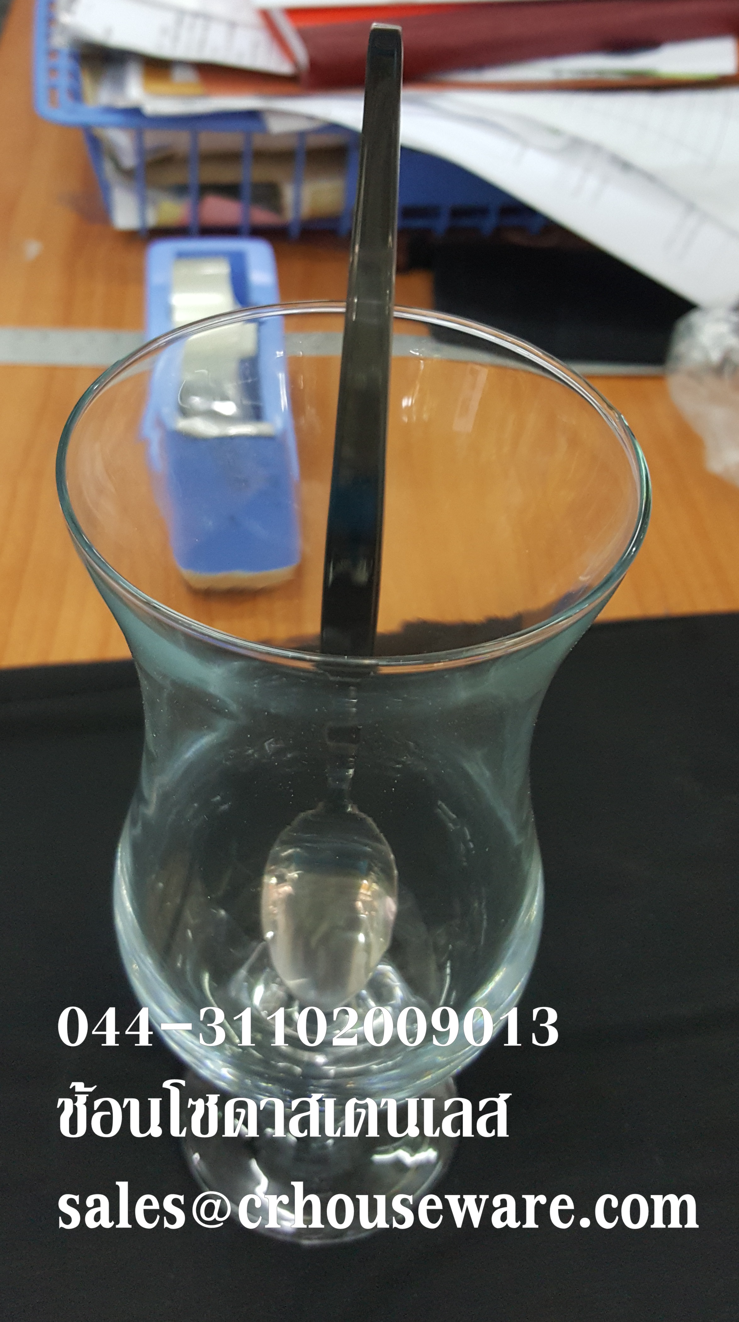 ช้อนโซดาสเตนเลส ,ช้อนใส่แก้วไอติมแบบยาว,ช้อนไอติมสเตนเลสยาว,ช้อนใส่ไอติมฟาร์เฟย์ 044-31102009013