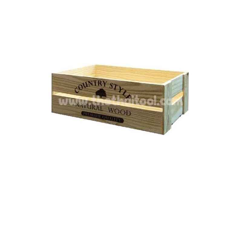 ลังไม้ รุ่น Bee-M รหัส : 005- BOX-BEE-M Wooden crate Bee-M. Code : 005-BOX-BEE-M