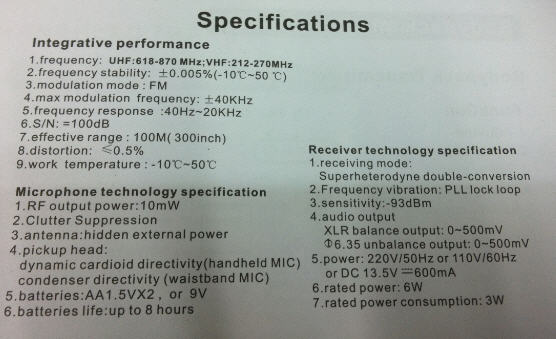 ไมค์ลอยคู่ติดเสื้อ-ครอบหัว Technica ZL-306M (ย่านความถี่ UHF)