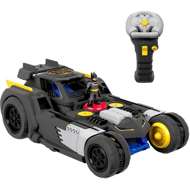 รถแปลงร่างได้ Fisher-Price Imaginext DC Super Friends Batman and Transforming Batmobile RC Vehicle