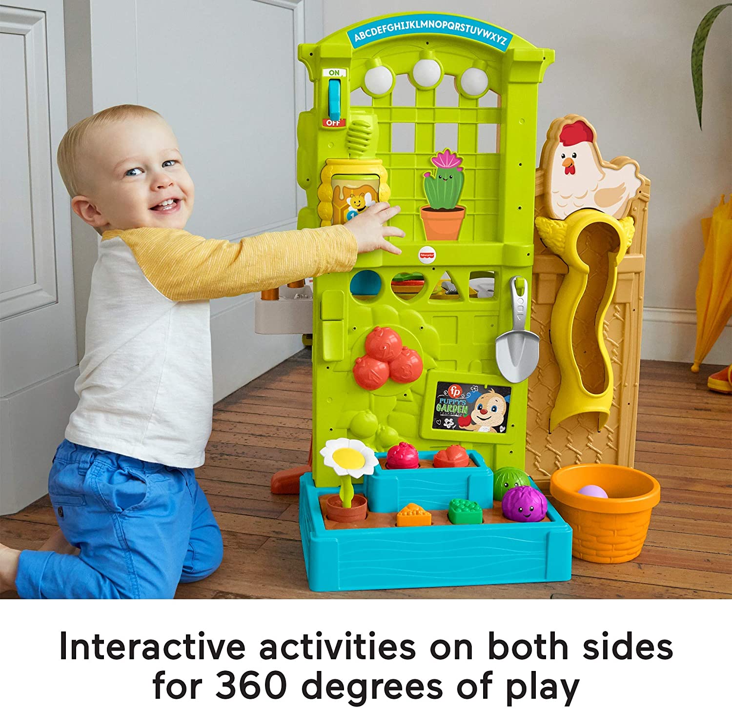 Fisher Price Laugh & Learn Grow-the-Fun Garden to Kitchen ของเล่นทำอาหาร