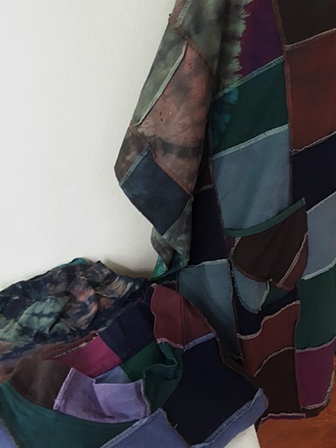 SIVA เสื้อผ้าฝ้ายต่อ คอตั้ง แขนค้างคาวแบบ A (ราคารวมค่าขนส่ง) ฟรีไซส์