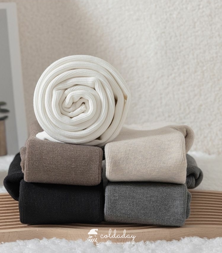 เลกกิ้งกันหนาวบุขนกันหนาวเด็ก รุ่นเหยียบส้น มี 4 สี