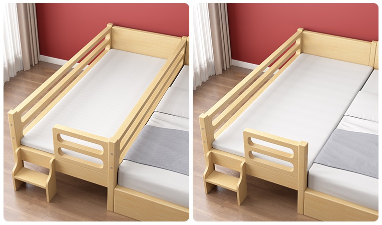 เตียงนอนไม้ เตียงเสริมสำหรับเด็กTP21022(WDK22)