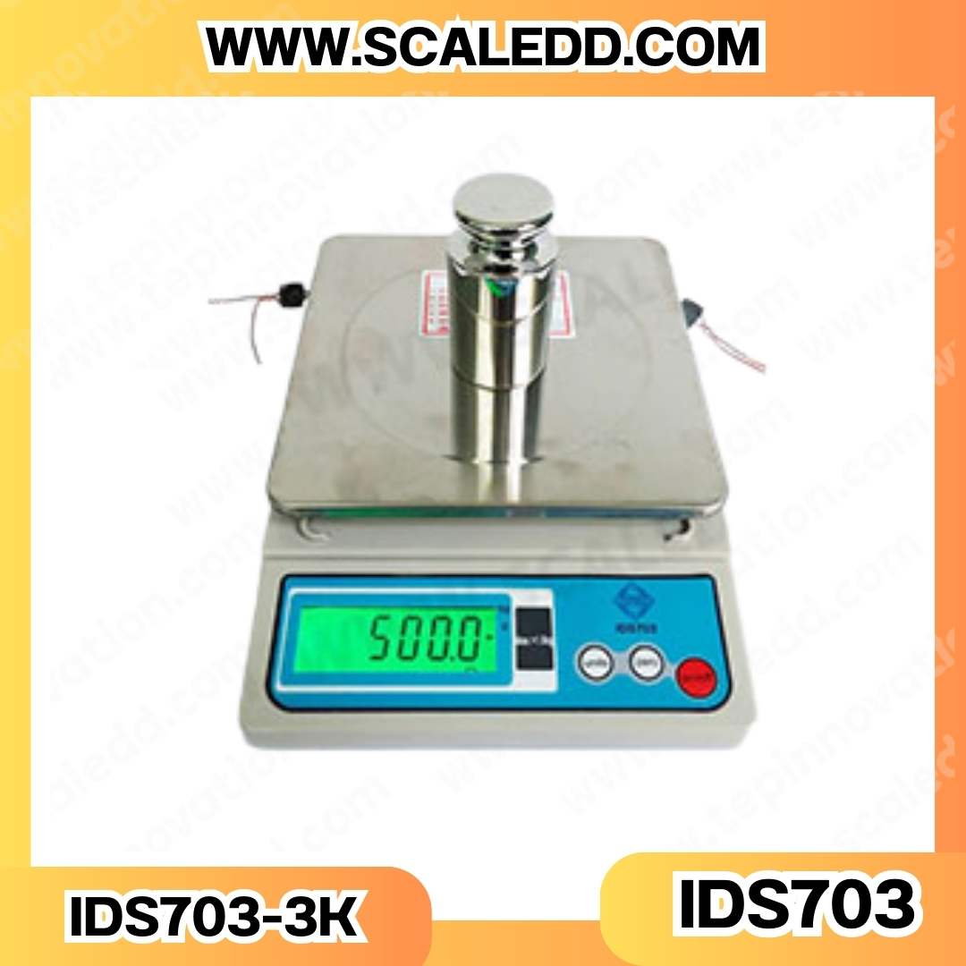 เครื่องชั่งดิจิตอล พิกัด 3000g x 0.2g เครื่องชั่งน้ำหนัก3000กรัม เครื่องชั่งดิจิตอล3000กรัม ตาชั่ง3000กรัม ยี่ห้อ SDS รุ่น IDS703