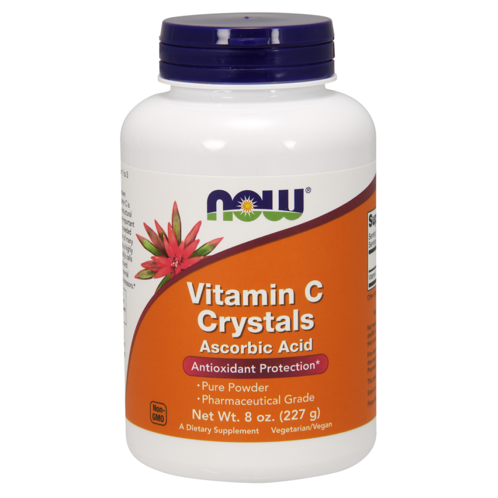 Now Foods, Vitamin C Crystals Powder 8 oz (227g) วิตามินซีบริสุทธิ์แบบผง (Pharmaceutical Grade) ดูดซึมได้ทันที เพิ่มภูมิต้านทาน ป้องกันหวัด