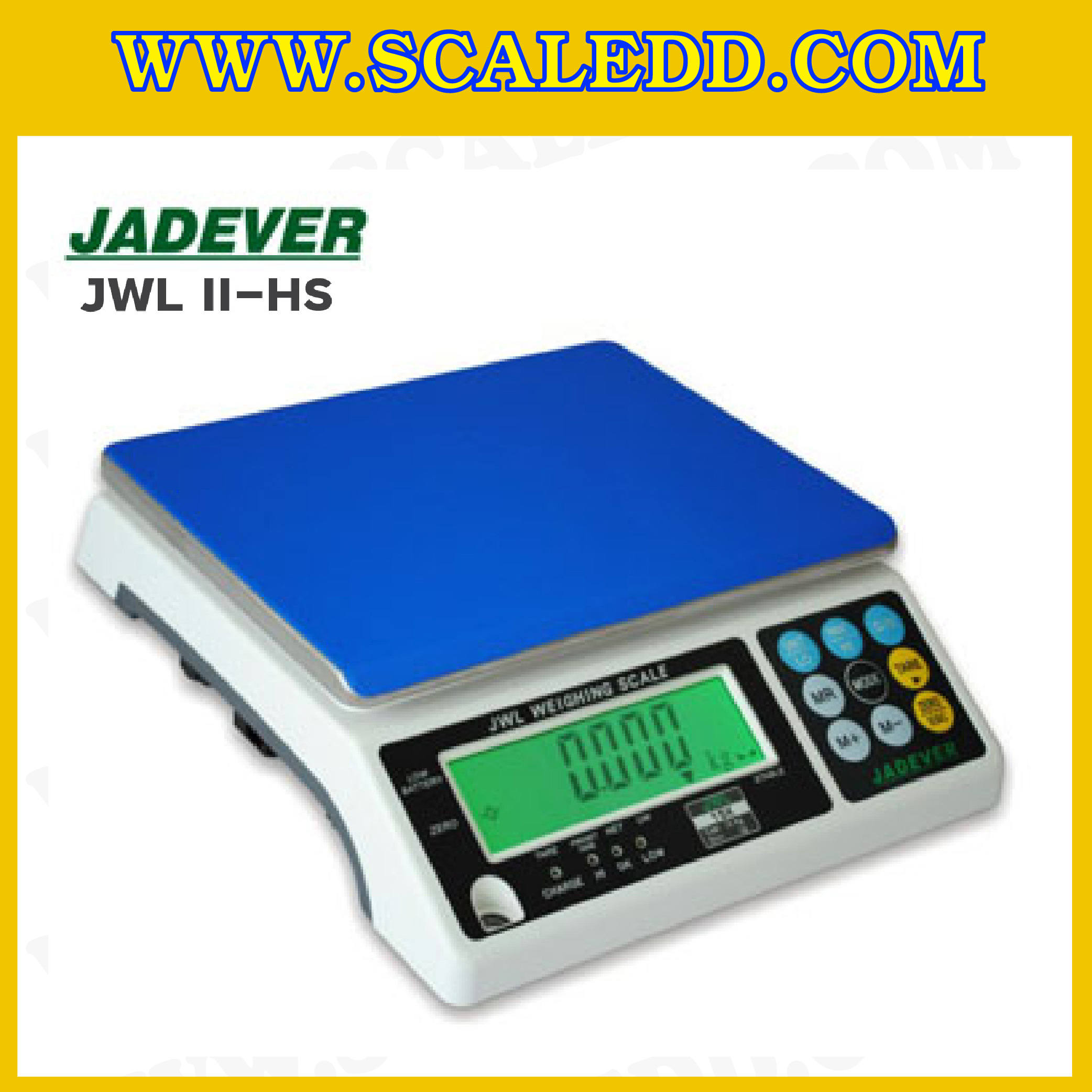 เครื่องชั่งดิจิตอล ยี่ห้อ JADEVER รุ่น JWL II-HS ค่าละเอียดพิเศษ (มีใบตรวจรับรองจากสำนักชั่งตวงวัด)