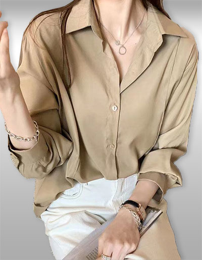 เสื้อเชิ๊ตแฟชั่นใส่ทำงานสวยหวาน รหัส 2398