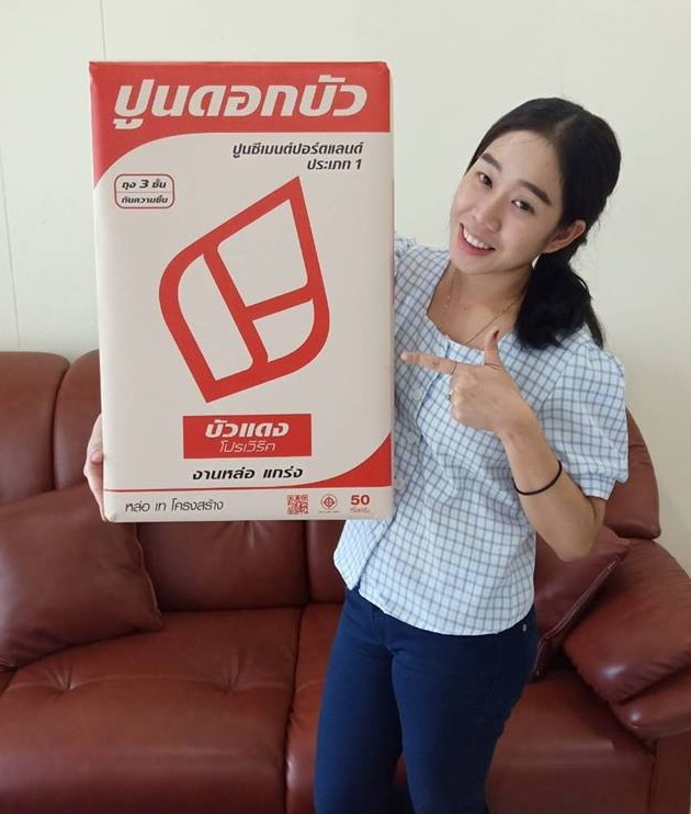 รับทำ โมเดลสินค้ายักษ์ ปูนดอกบัว Big Model 