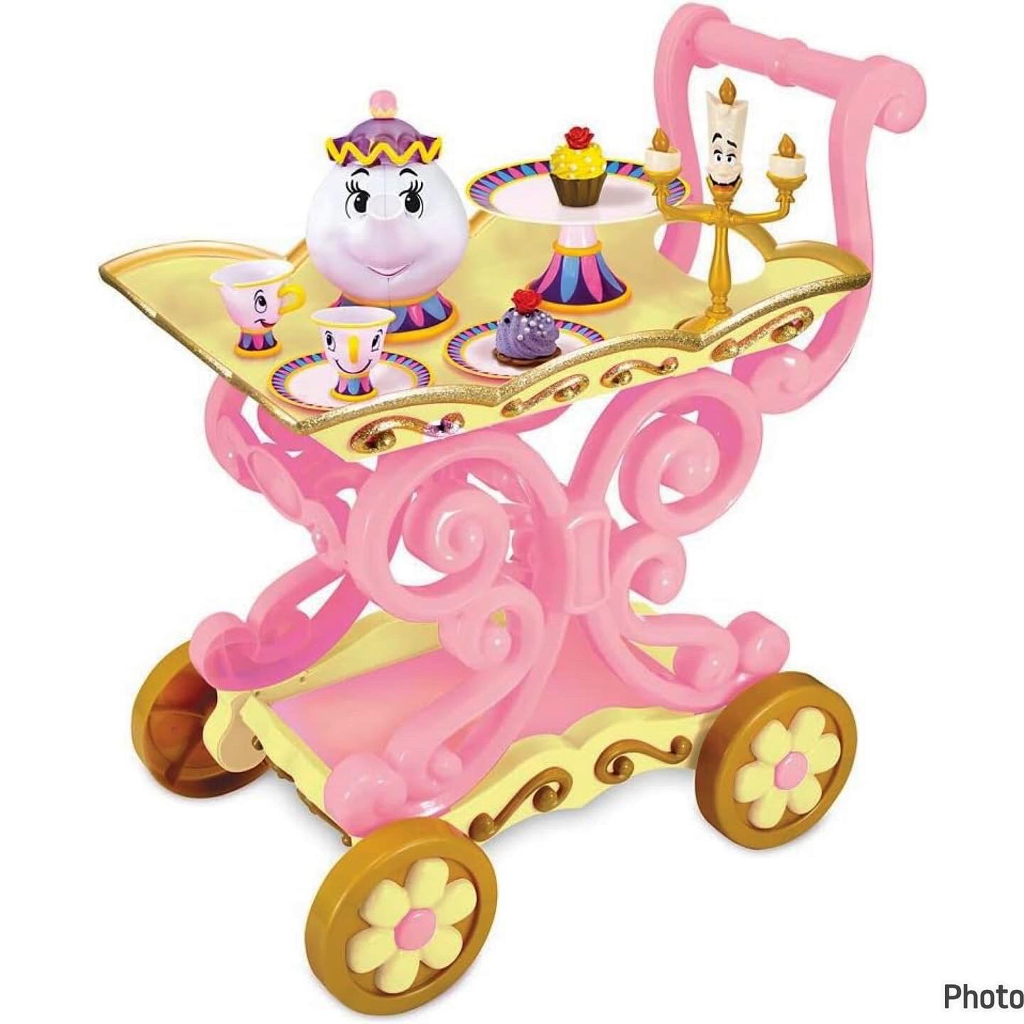ชุดรถเข็น Beauty and the Beast ‘’Be Our Guest’’ Singing Tea Cart Play Set