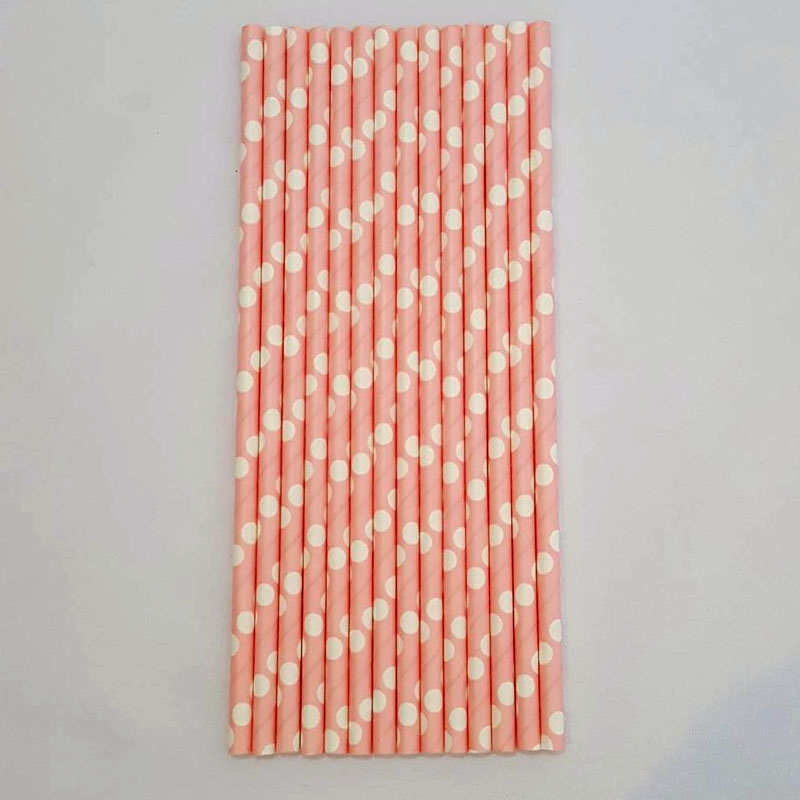 หลอดกระดาษคละลาย ขนาด 5 มิล ยาว 19.5 ซม. ( 500 ชิ้น )