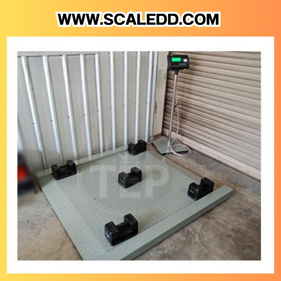 เครื่องชั่ง2ตัน เครื่องชั่งน้ำหนักดิจิตอล2ตัน เครื่องชั่งแบบวางพื้น2000กิโลกรัม เครื่องชั่งน้ำหนัก2000กิโล ตาชั่ง2ตัน พิกัด 2000kg ความละเอียด200g เครื่องชั่งพร้อมทางลาด รุ่น A12 แท่นชั่งขนาด 120x120 cm. (เครื่องชั่งผ่านตรวจรับรองจากสำนักชั่งตวงวัด)