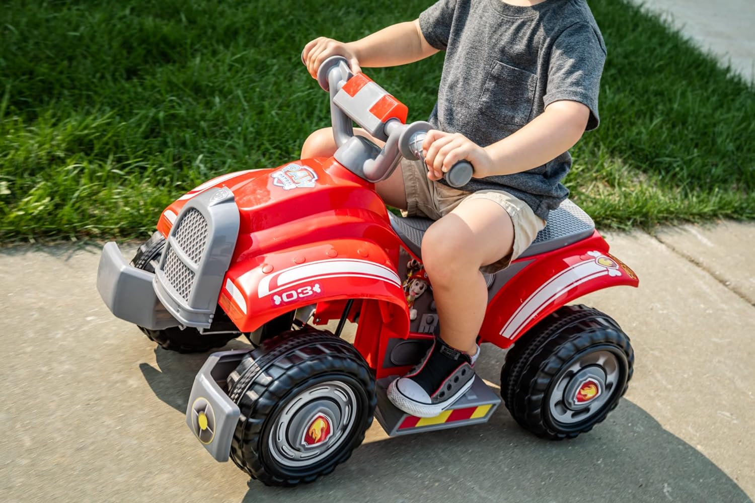 รถแบตเตอรี่ Kid Trax 6V Nickelodeon PAW Patrol Ride with Marshall Quad