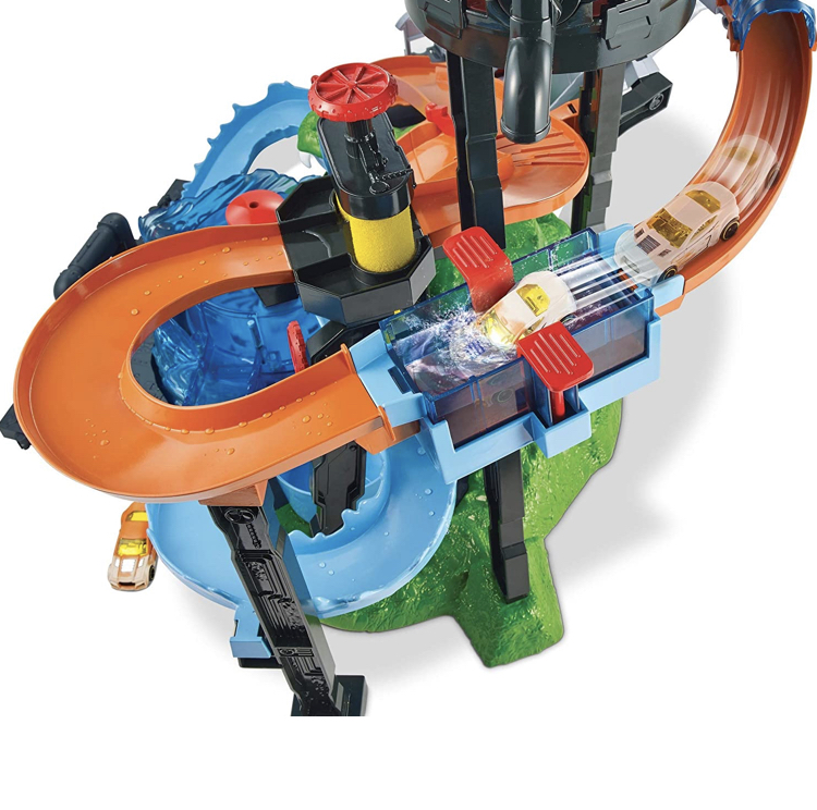 Hot Wheels City Ultimate Gator Car Wash™ Play Set ชุดราง รถฮอตวิล ขนาดใหญ่ รถเปลื่ยนสี