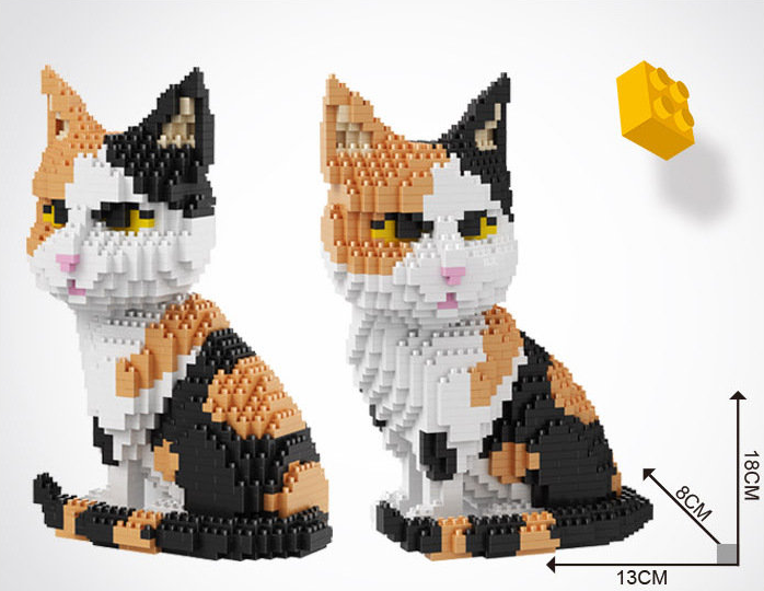 เลโก้นาโน Cat(แมวนั่ง) Size Jumbo