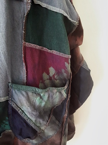 SIVA เสื้อผ้าฝ้ายต่อ คอตั้ง แขนค้างคาวแบบ A (ราคารวมค่าขนส่ง) ฟรีไซส์