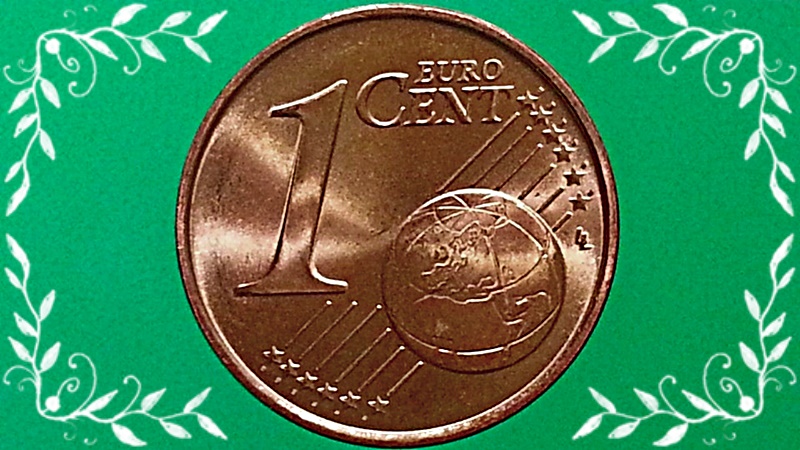 เหรียญ เงินตรา ประเทศ เยอรมนี Euro Cent (5 leaves oak tree - A, D, F, G, J) 2017(J)