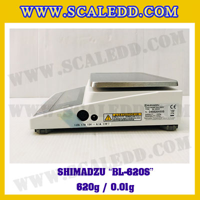 เครื่องชั่งดิจิตอลทศนิยม2ตำแหน่ง BL-620S พิกัด 620g x 0.01g เครื่องชั่งละเอียดสูง620g เครื่องชั่งน้ำหนัก620g ตาชั่ง620กรัม ตาชั่งน้ำหนัก620g ยี่ห้อ SHIMADZU รุ่น BL-620S