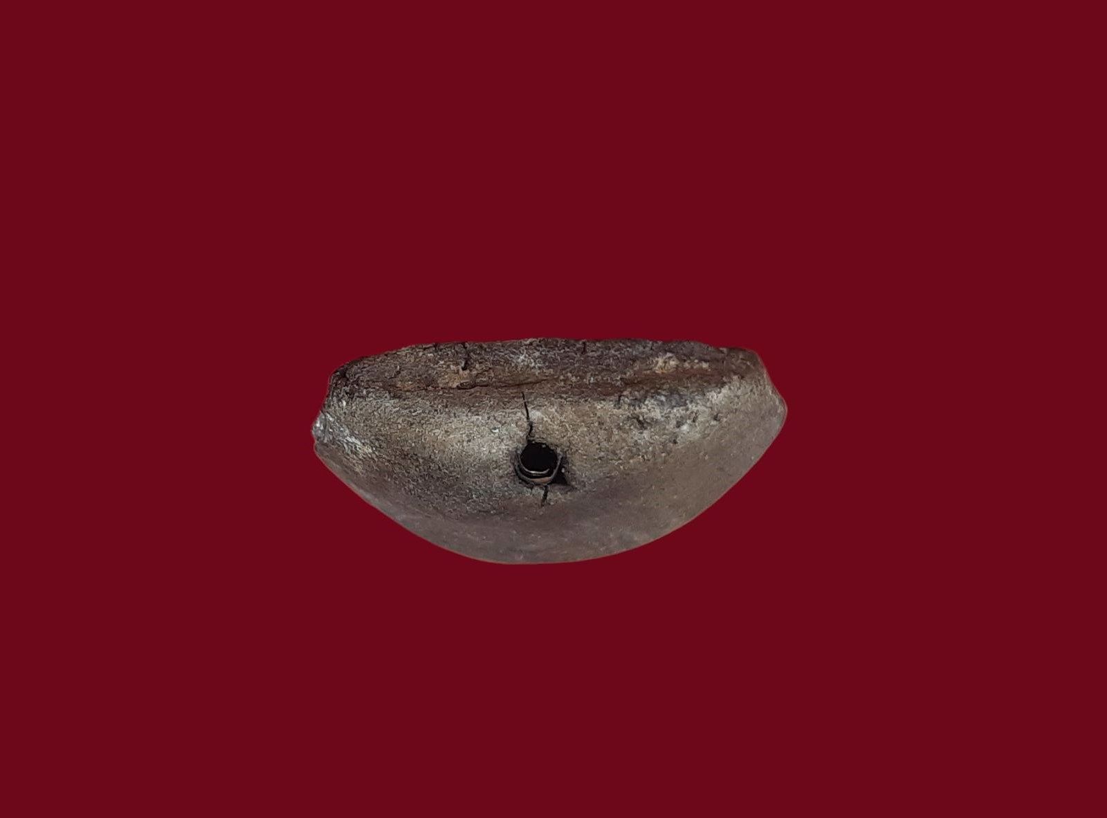 หลวงปู่บุญ วัดกลางบางแก้ว จ.นครปฐม พิมพ์เจ้าสัว เนื้อผงยาจินดามณี ฝังตะกรุดทองแดง 1 ดอก SHOW