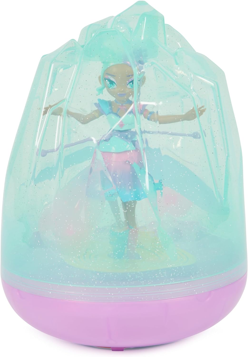 Hatchimals Crystal Flyers, Pastel Kawaii Doll Magical Flying Toy with Lights