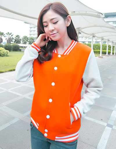 เสื้อคลุมแฟชั่น Classic stlye สวยปนเท่ห์สไตล์เกาหลี รหัส 1662-สีส้ม