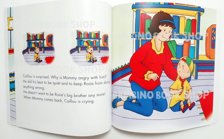 หนังสือนิทานคายู "คายูช่วยดูแลน้องโรซี่" / Caillou : Watches Rosie