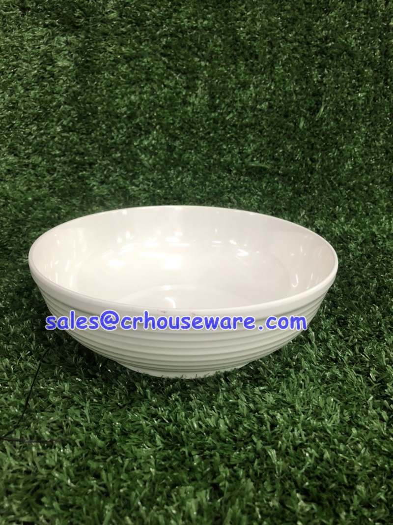 ชามกลมมีลอนทรงเตี้ยญี่ปุ่น ขนาด 7.5 นิ้ว รหัสสินค้า 017-SB-B104-7.5