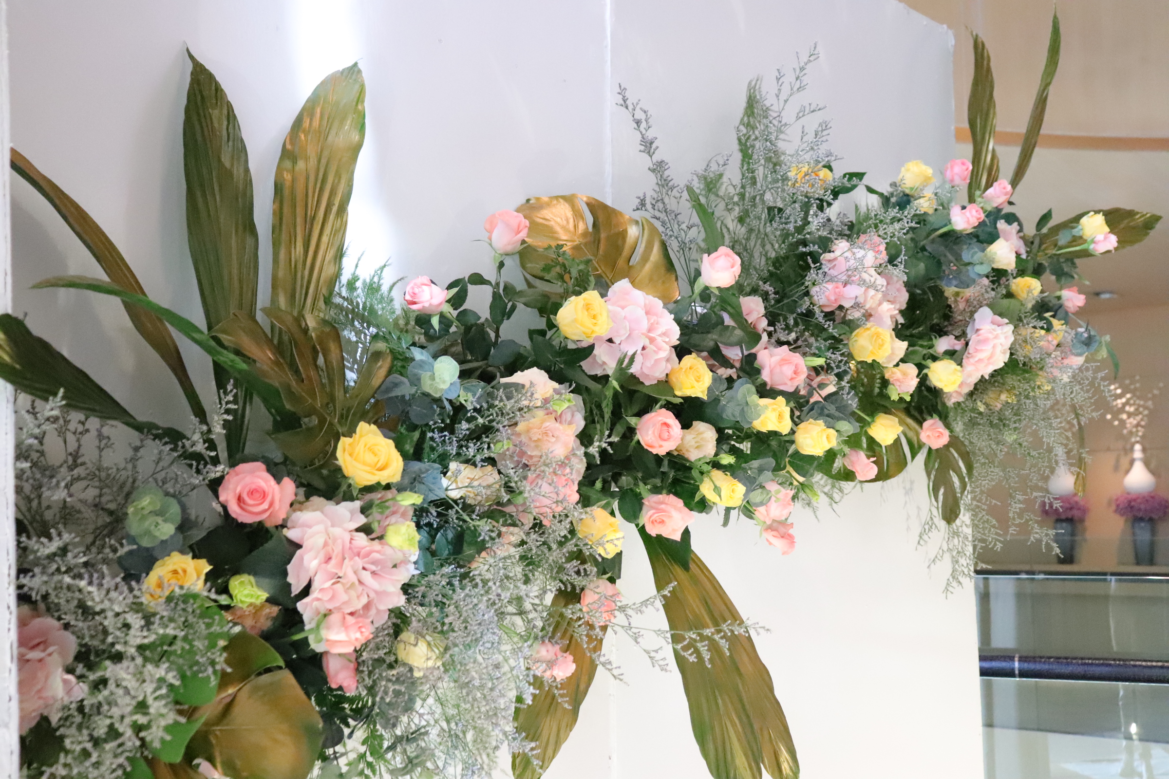 Backdrop งานมงคลสมรสโรงแรมแมริออท สุขุมวิท