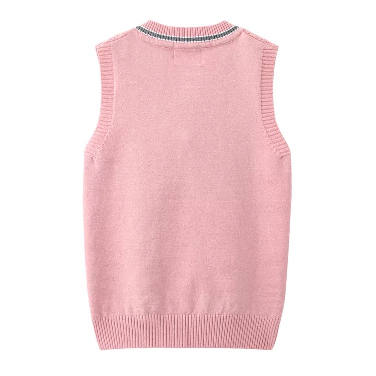 เสื้อกันหนาว เสื้อกั๊กเด็ก ไหมพรมริ้ว