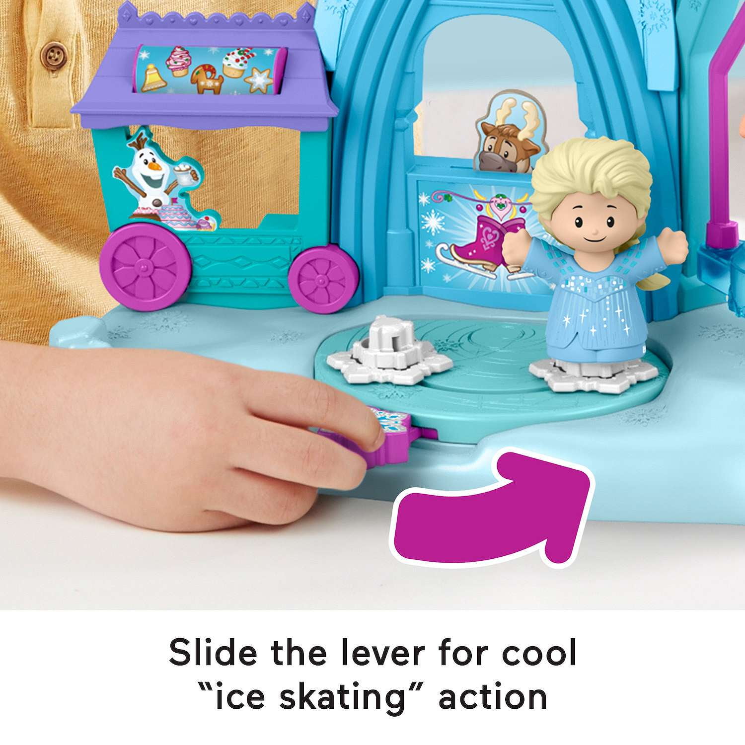 ปราสาท Disney‘s Frozen Little People Arendelle Adventure Playset 10-piece Set by Fisher-Price