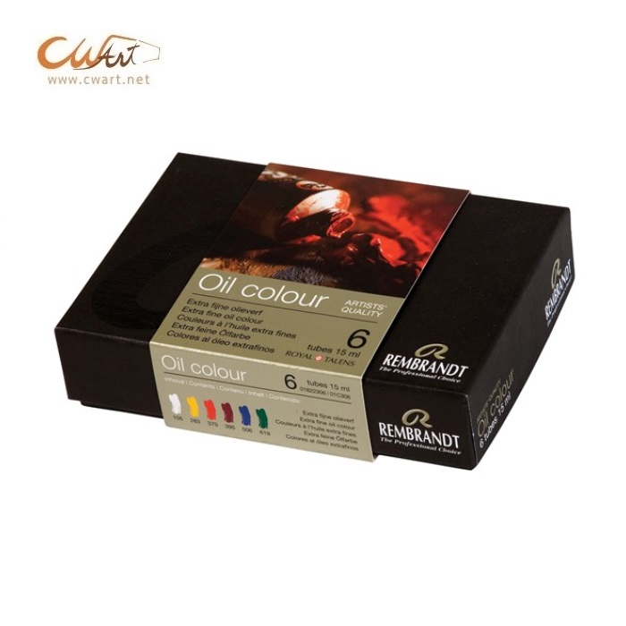 ชุดสีน้ำมัน Rembrandt 6สี, 15ml