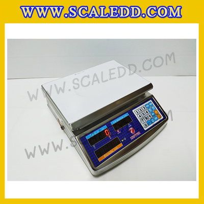 เครื่องชั่งคำนวณราคา30กิโลกรัม เครื่องชั่งดิจิตอล30kg Pricing Scale เครื่องชั่ง30kg ความละเอียด5g ตาชั่ง30กิโล พิกัดน้ำหนัก 30kg ความละเอียด 5g รุ่น SPE-30 (เครื่องชั่งผ่านตรวจรับรองจากสำนักชั่งตวงวัด)