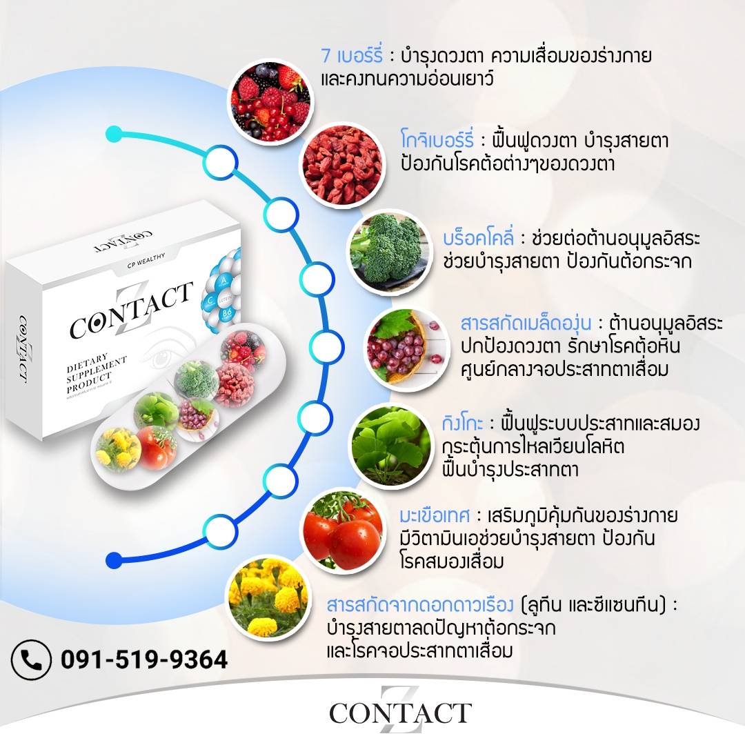 คอนแทคซี ฟื้นฟูดวงตา