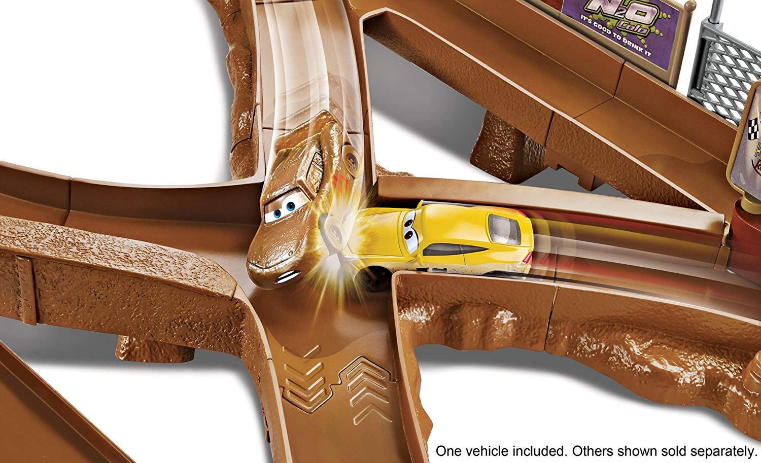 Disney Pixar Cars 3: Thunder Hollow Criss-cross Track Set