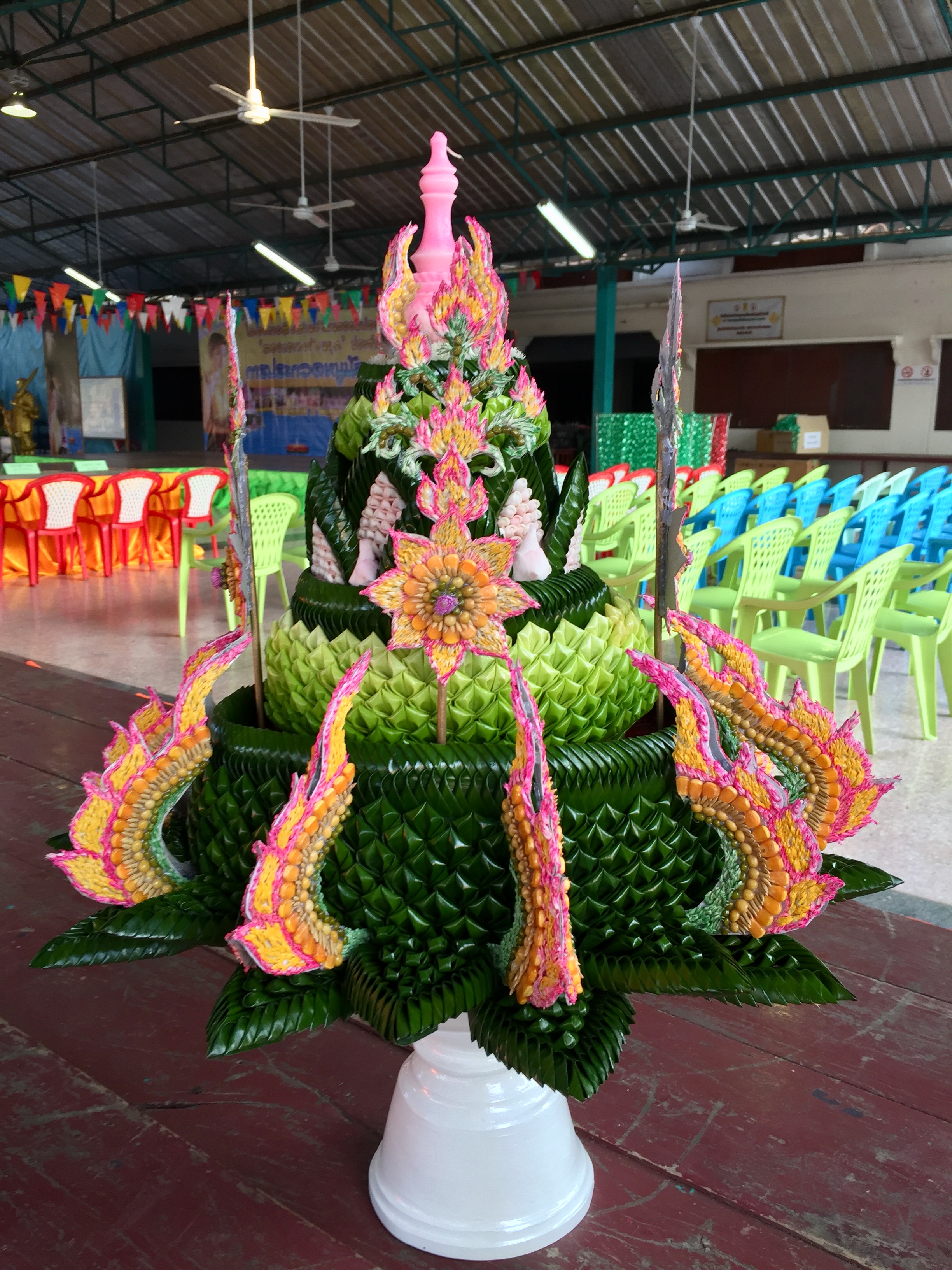 รางวัลชนะเลิศการประกวดกระทง ปี2560 ณ เทศบาลตำบลบ้านสร้าง อ.บางปะอิน จ.พระนครศรีอยุธยา