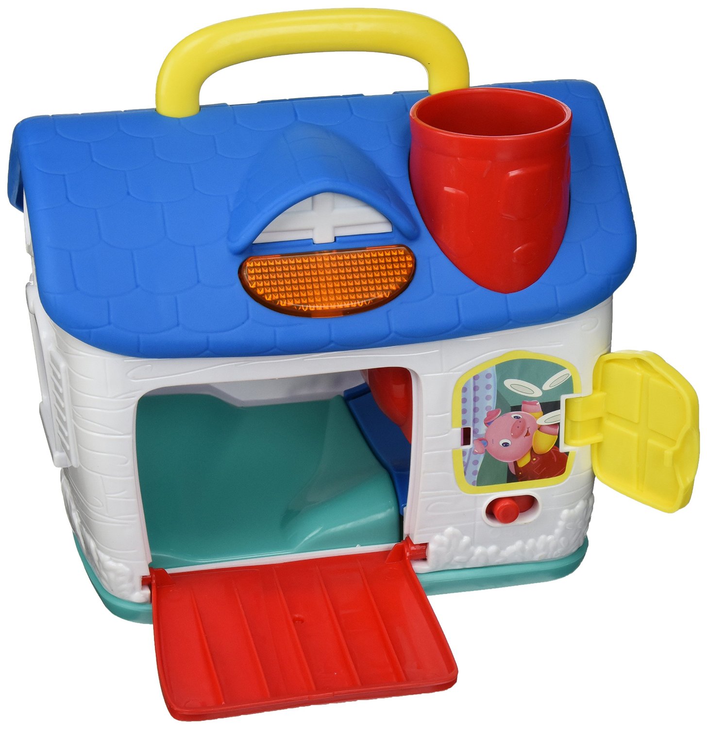 บ้านหยอดบล็อคลูกหมูสามตัว Bright Starts Baby Toy, 3 Lil Piggies Play House