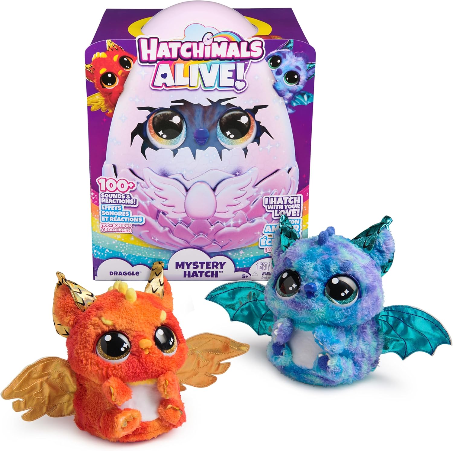 Hatchimals Alive Mystery Hatch Interactive Pandoo with Mist