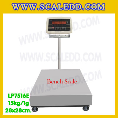 เครื่องชั่งดิจิตอลตั้งพื้น15kg ขนาดแท่น 28x28cm. ตาชั่งดิจิตอล15kg เครื่องชั่ง15kg พิกัด 15kg ค่าละเอียด 1g ยี่ห้อ LOCOSC รุ่น LP7516E