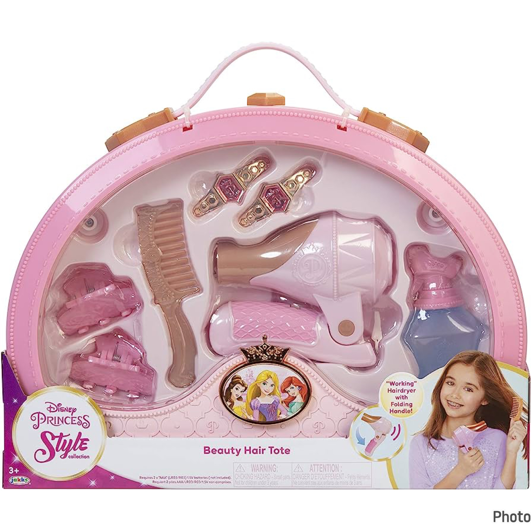 Disney Princess Style Collection Hair Beauty Tote