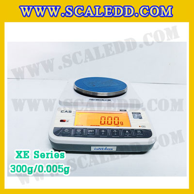 เครื่องชั่งดิจิตอลทศนิยม3ตำแหน่ง รุ่น XE 300g x 0.005g เครื่องชั่ง300g เครื่องชั่งน้ำหนัก 300g เครื่องชั่งละเอียดสูง300g ตาชั่ง300g เครื่องชั่ง300g ค่าละเอียด 0.005g ยี่ห้อ CAS รุ่น XE