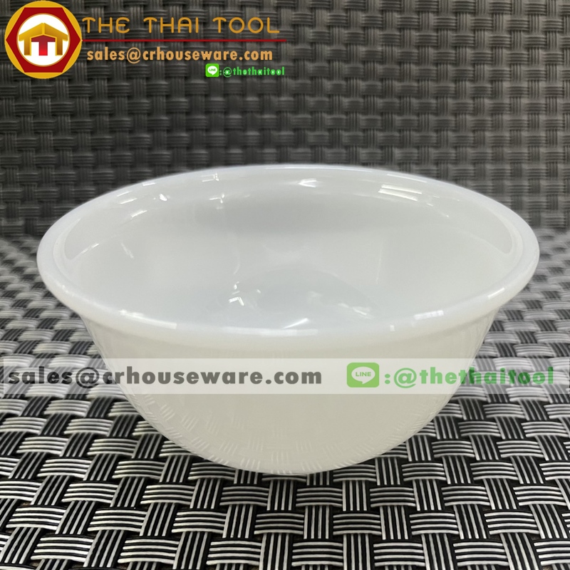 ถ้วยแบ่ง เนื้อมุก ลายมุก (ไม่เขียนขอบทอง) ขนาด 3.75 นิ้ว