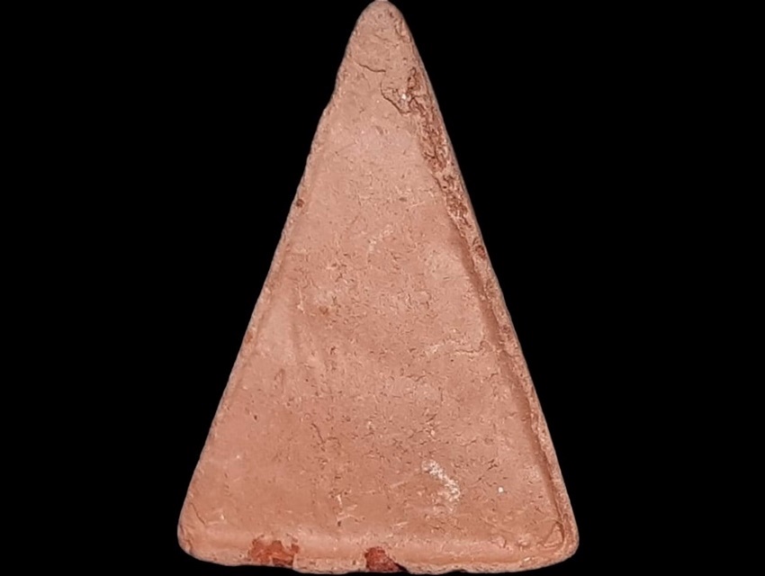 นางพญา วัดบึงลี พิจิตร ที่ระลึกปิดทองฝังลูกนิมิต ปี 2563 เนื้อดิน