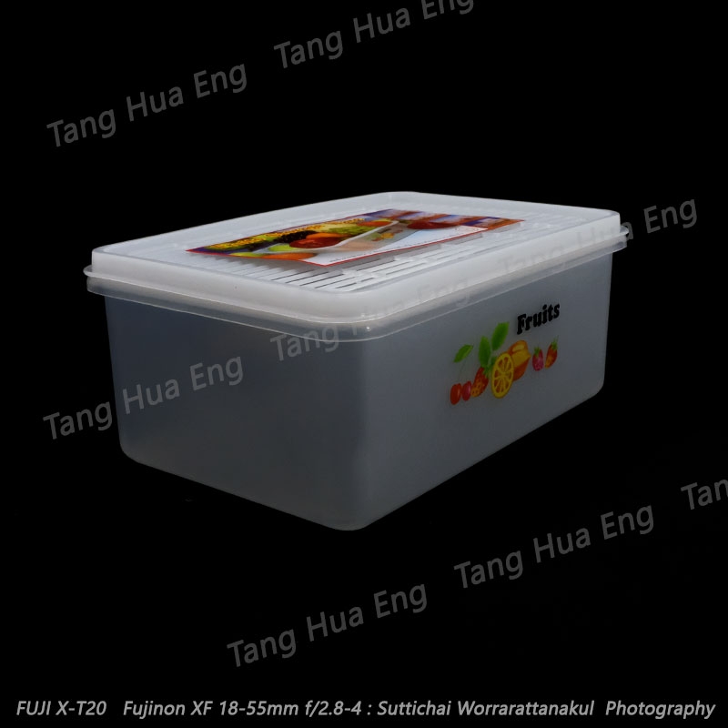 กล่องเหลี่ยมลายผลไม้ # 902