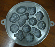 พิมพ์ขนมไข่อะลูมิเนียม ใหญ่ ขนาด 9นิ้ว 016-KK-AL39 Khanom Khai aluminum mold 9 inch. Big size. 016-KK-AL39 อุปกรณ์ทำขนม