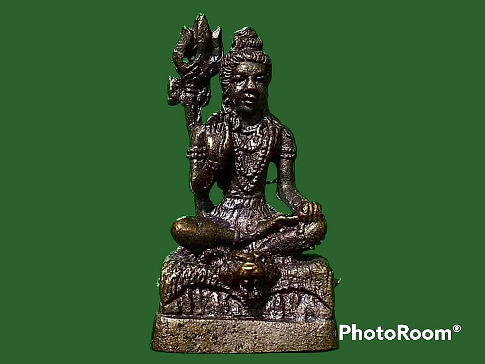รูปเหมือนหล่อพระอิศวร (ศิวะ) มหาเทพ และศิวลึงค์ วัดพระศรีมหาอุมาเทวี (วัดแขก) สีลม