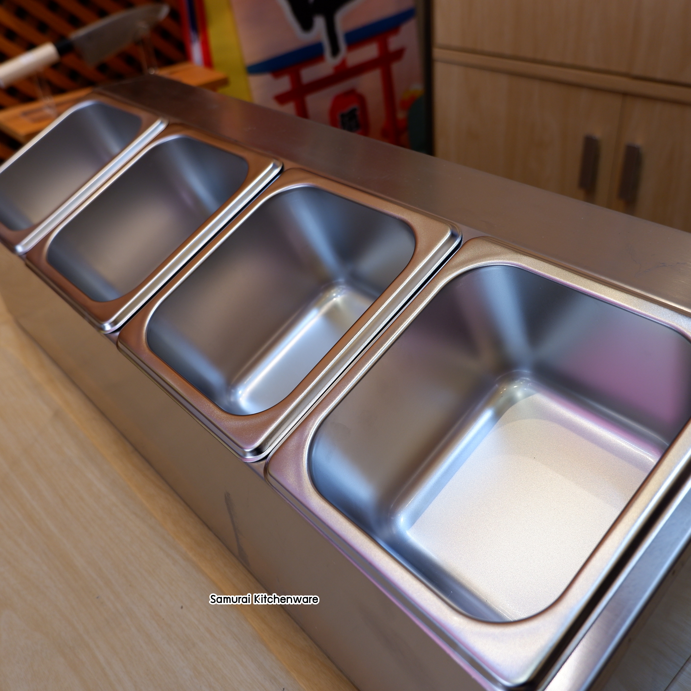 ถาดท็อปปิ้ง สแตนเลส เกรด 304 รุ่น TOP-101