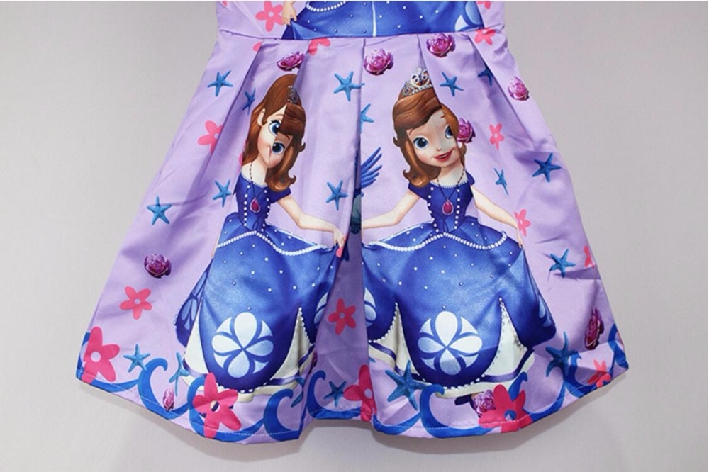 **พร้อมส่ง** เดรสเจ้าหญิง โซเฟีย พิมพ์ลาย