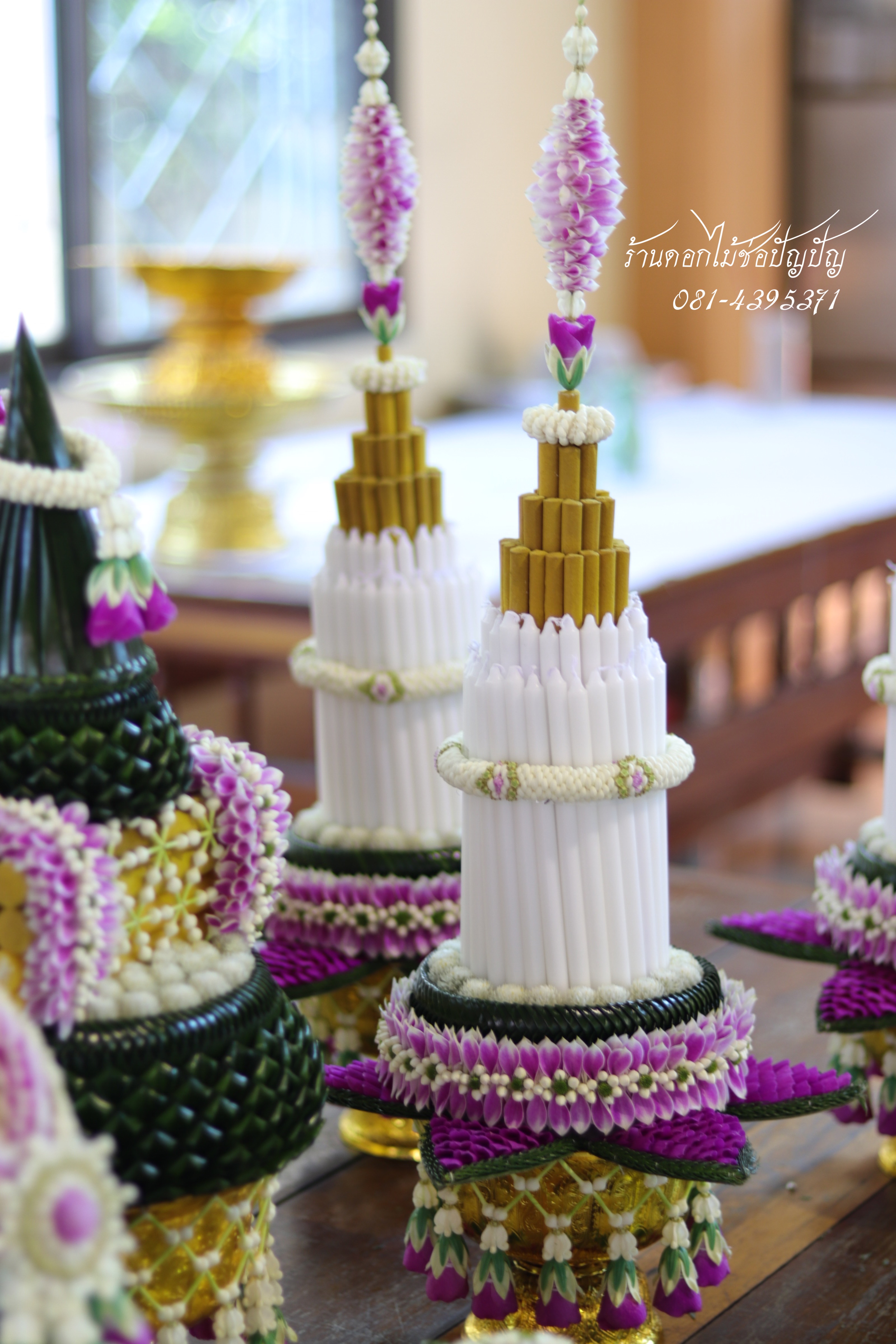 เครื่องบวชดอกไม้สด ชุดD2.